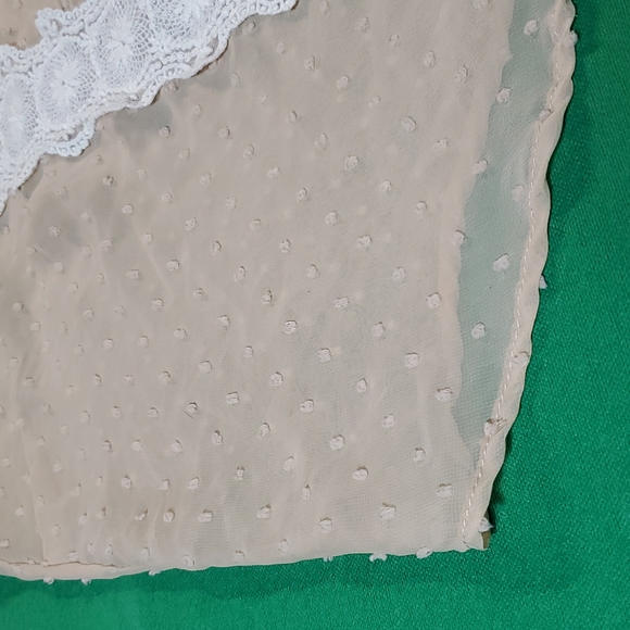 Lush detail women's crochet see through blouse size small? - Picture 2 of 13